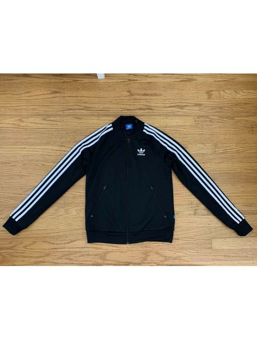Adidas Womens Black Athletic Lightweight Bomber Jacket Outerwear XS