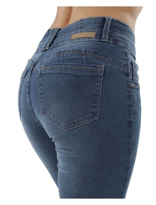 Colombian Design, Butt Lift, Push Up, Mid Waist, Skinny Jeans