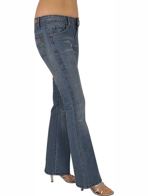 Keep_In_Touch Women's Stretch Jeans 5837-HDLU-3