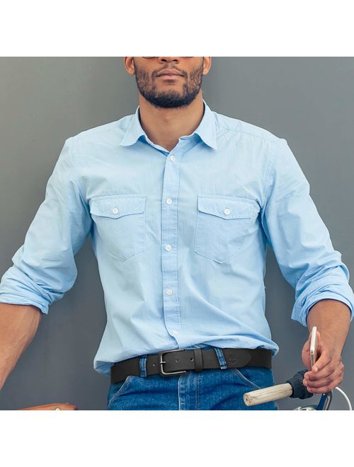 Timberland Men's Genuine Leather Adjustable Classi Jean Belt