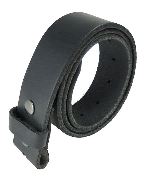 Genuine Leather Belt Strap without Belt Buckle