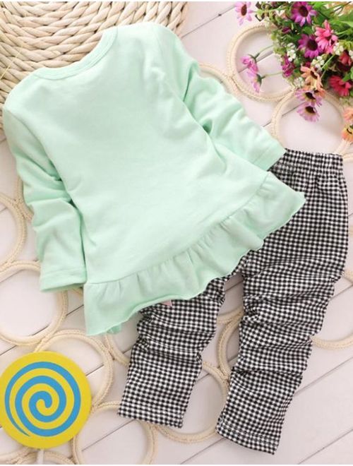 BomDeals Adorable Cute Toddler Baby Girl Clothing 2pcs Outfits