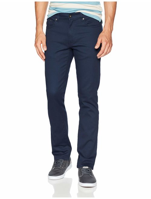 Southpole Men's Flex Stretch Basic Twill and Rinse Denim Pants
