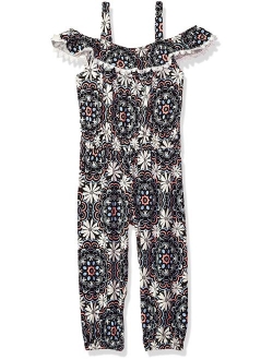 One Step Up Girls' Knit Jumpsuit