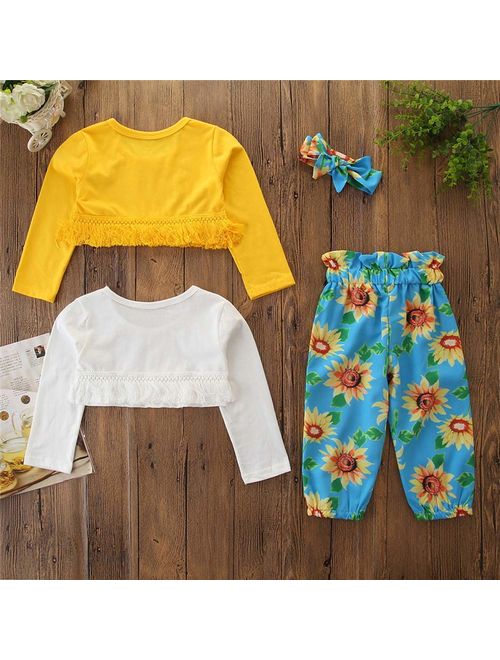Toddler Baby Girl Floral Romper Jumpsuit Summer Sleeveless Flower Print Wide Leg Pants Bodysuit Outfits Clothes