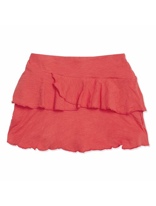 or Front Tie Double Ruffles KIDPIK Skorts for Girls Choose from Stripe Knit Fun & Flairy Skirt & Active Short Hybrid 