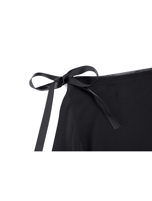 STELLE Ballet/Dance Chiffon Wrap Skirt for Toddler/Girls/Women with Tie Waist