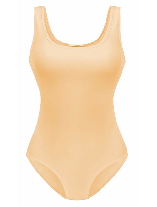 Buy SUNRO Women's Sexy Scoop Neck Bodysuits Jumpsuits online | Topofstyle