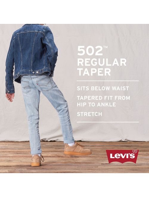 Levi's Boys' 502 Regular Fit Taper Jeans