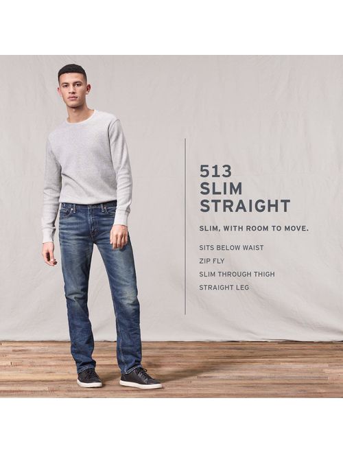 Levi's Men's 513-slim Straight Jeans