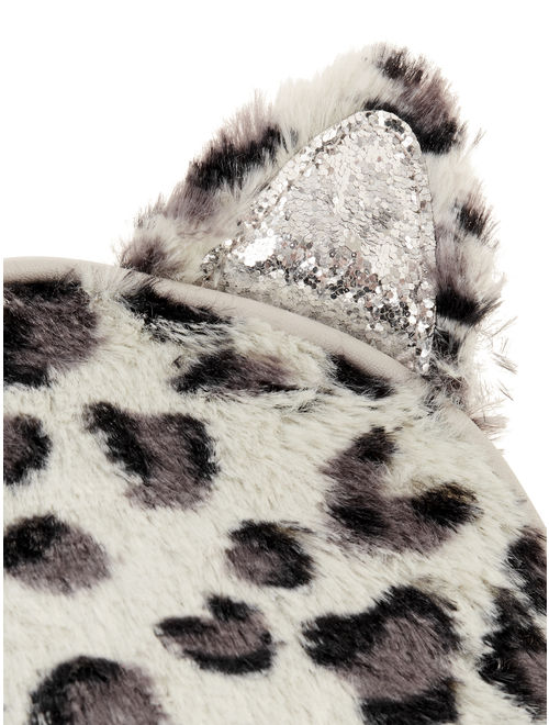 Limited Too Leopard Fur Round Crossbody