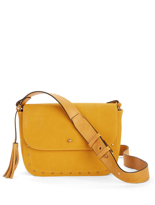 Time and Tru Laura Saddle Crossbody