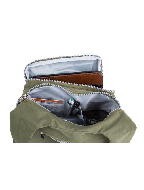 Suvelle Lightweight Small City Travel Everyday Crossbody Bag Multi Pocket Shoulder Handbag 9288