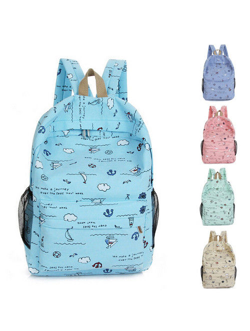 Children Girls Backpack School Bookbag Rucksack Travel Satchel Shoulder Bag Storage Bags Green