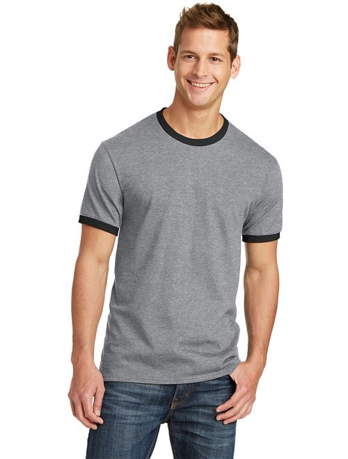 Port & Company Men's Classic Ringer T Shirt