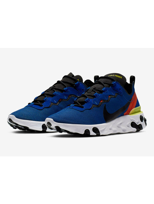 Men's Nike React Element 55 "Game Royal" Athletic Fashion Sneaker BQ6166 403
