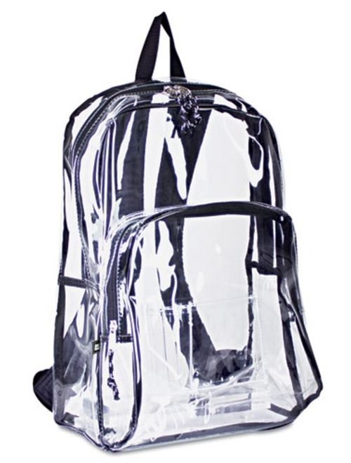 Two Compartment PVC Plastic Clear Backpack