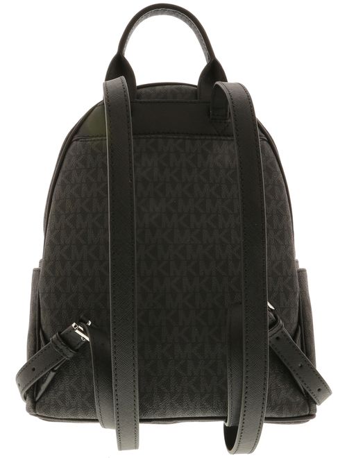 Michael Kors Women's Abbey Medium Leather Backpack - Black
