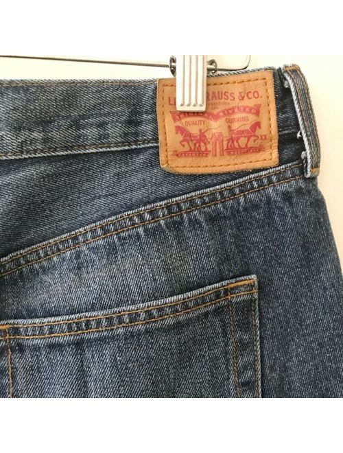 Vintage Levi's Women's Size 12 High Rise Waist Jean SHORTS Denim Cutoffs