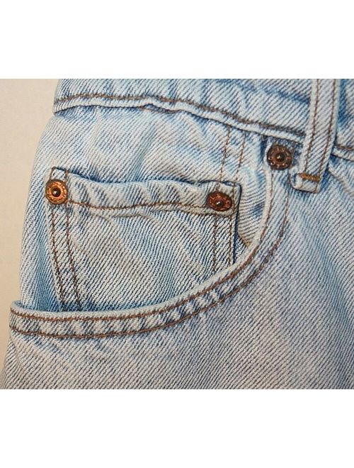 Levi's Levis Women Size 14 Distressed Lt Wash Denim Jeans Shorts Made In USA Reduced
