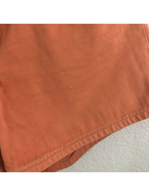 Levi's Womens Levis 910 Classic High Rise Faded Orange Denim Jean Shorts Size 30