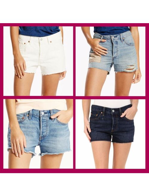 levi button fly shorts