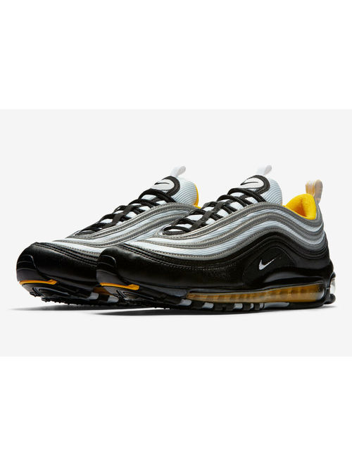 AUTHENTIC NIKE AIR MAX 97 Black Grey Yellow 921826 008 men size