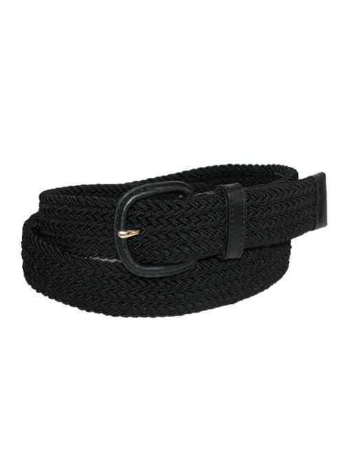 Size 58/60 Mens Elastic Stretch Belt with End Tabs (Big and Tall Available), Navy