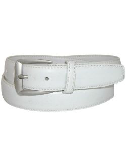 Men's Leather 1 1/4 inch Basic Dress Belt