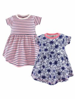 Organic Short Sleeve Cotton Dresses, 2-pack (Baby Girls)