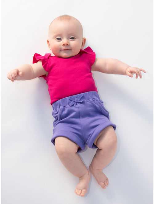 Pure Organic True Brights Shorts, 3 Pk (Baby Girls & Toddler Girls)