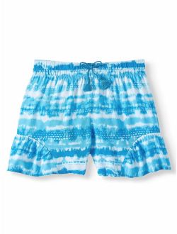 Blue New 18 Wonder Nation Girls Pull On Rolled Cuff Shorts Size XX-Large