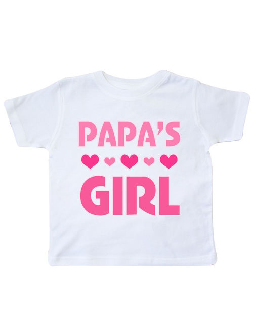Papas Girl Granddaughter Gift Toddler T-Shirt