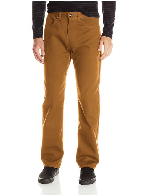 Southpole Men's Pants Long in Thick Bull Twill Fabric and Straight Fit