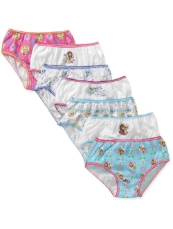 Frozen Elsa; Anna; Olaf; Girls' Underwear, 7 Pack Panties 100% Combed Cotton (Little Girls & Big Girls)