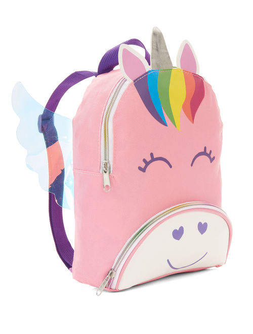 Buy Carried Away Girls' Light Pink Unicorn Backpack With Wings online ...