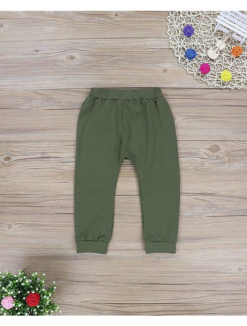 Baby Boy Clothes Funny Letter Printed Tops Leggings Pants Outfits Set for Toddler Boys