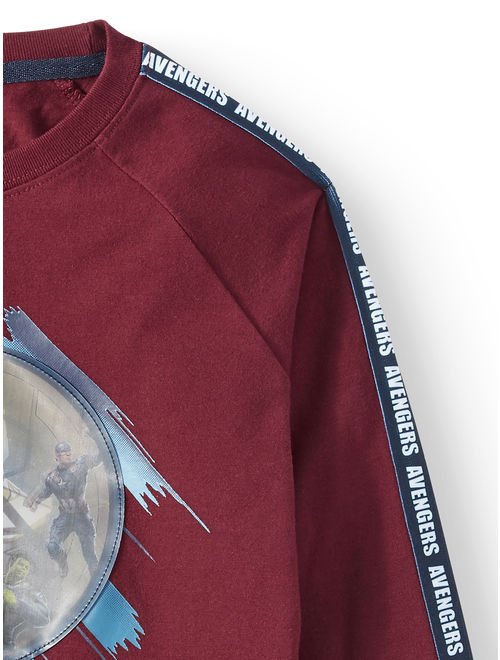 Marvel The Avengers Long Sleeve Lenticular Fashion T-Shirt (Little Boys & Big Boys)