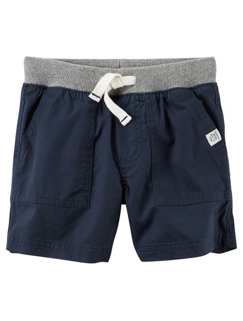 Carter's Little Boys' Pull-On Twill Shorts, 4-Toddler