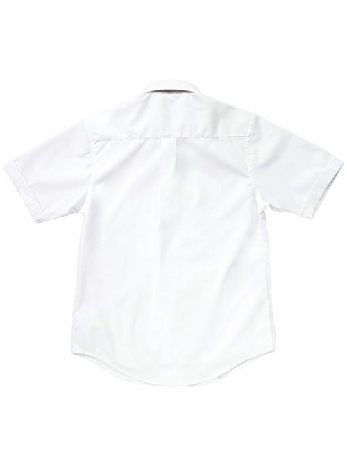 French Toast Toddler Boys School Uniform Short Sleeve Poplin Button Up Shirt (Toddler Boys)