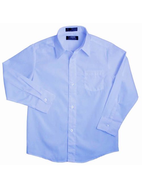 French Toast Boys School Uniform Long Sleeve Classic Dress Shirt (Little Boys & Big Boys)