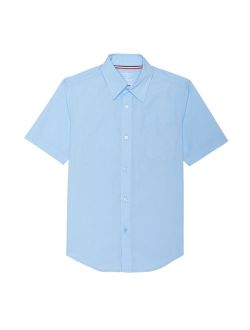 Toddler Boys School Uniform Short Sleeve Classic Dress Shirt (Toddler Boys)