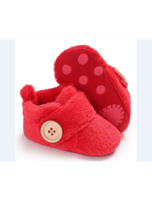 New Baby Shoes Baby Cotton Baby Crib Shoes Toddler Infant Soft Shoes 0-18 Months