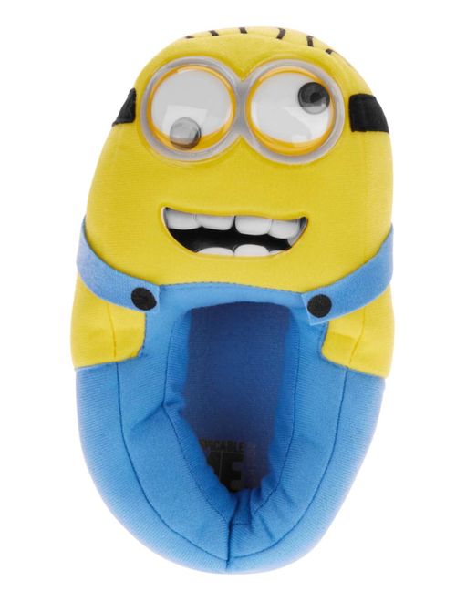 Despicable Me Boys Google Eye Minion Slippers Character House Shoes