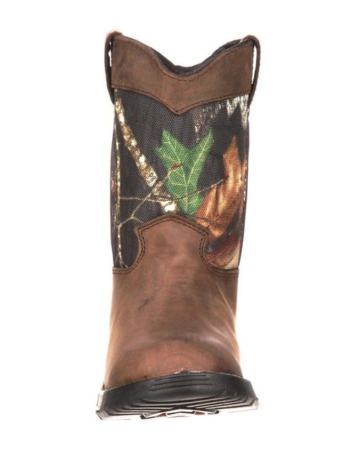rocky outdoor boots boys 6" wellington mossy oak camo fq0003639