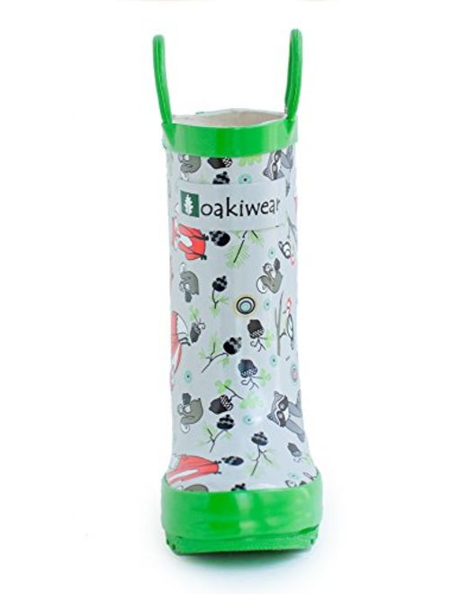 Oakiwear Kids Rain Boots For Boys Girls Toddlers Children Timberland Critters