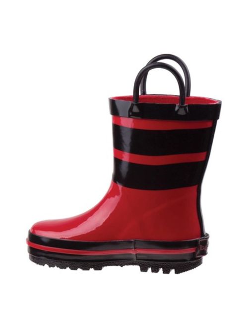Rugged Bear Boys' Side Cute Design Detail Rain Boots