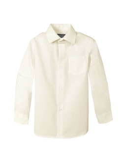 Boy's Cotton Blend Long Sleeve Dress Shirt