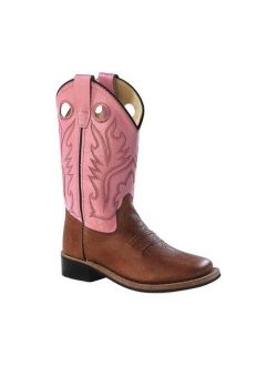 Children's Old West 9 Inch Broad Square Toe Cowboy Boot - Child