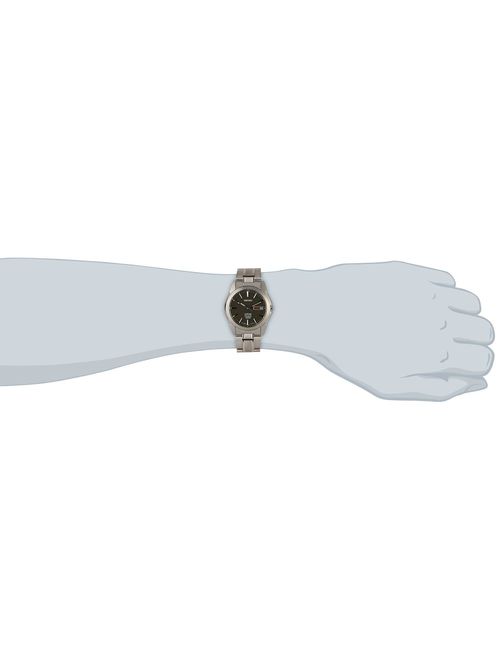 Seiko Men's Titanium SGG731 Silver Japanese Quartz Dress Watch